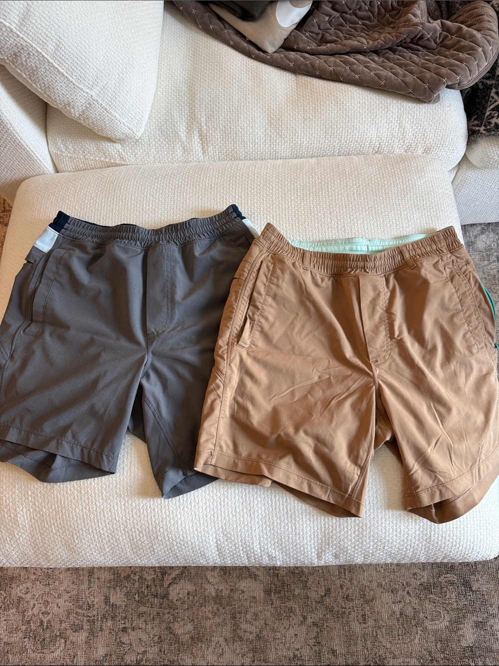 Birddogs Men's Shorts - Brown and Gray Colors